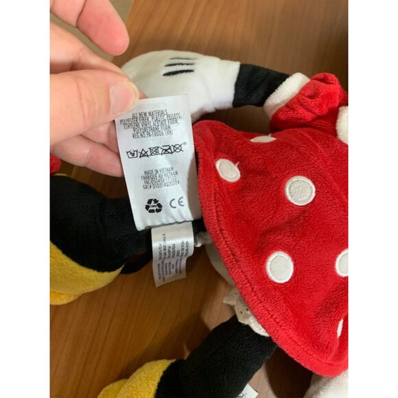 Disney Bundle Minnie Mouse 14" & 20" Plush Stuffed Animals Girls Beanie Toy - Picture 11 of 13